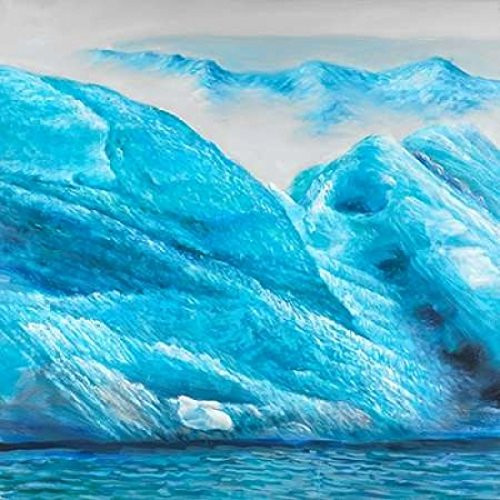 Icebergs Poster Print by Atelier B Art Studio (12 x 12)