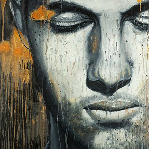 Abstract Man Face Poster Print by Atelier B Art Studio (12 x 12)