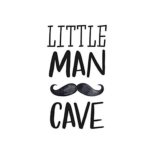 Posterazzi Collection Little Man Cave Poster Print by Atelier B Art Studio (12 x 12)