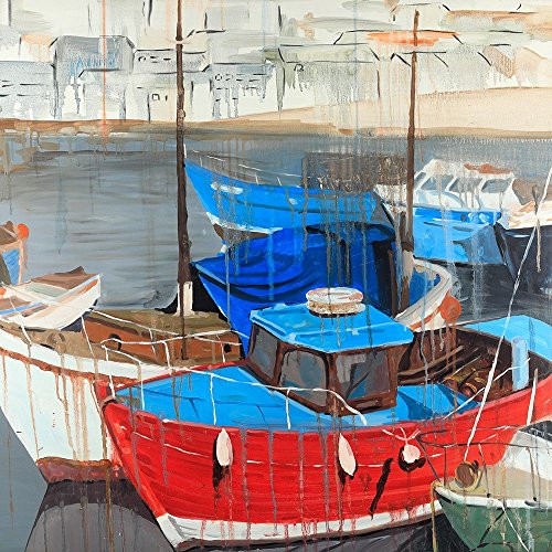 Posterazzi Collection Rainy Day at The Dock Poster Print by Atelier B Art Studio (12 x 12)