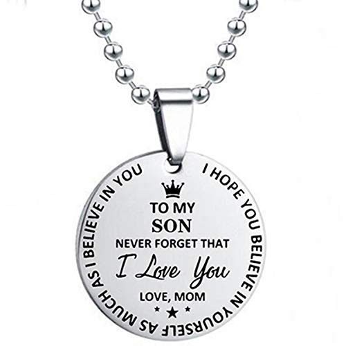 Jstud to My Son Necklace Inspirational 