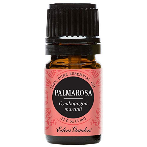 Edens Garden Palmarosa Essential Oil, 100 percent Pure Therapeutic Grade (Anxiety and Inflammation) 5 ml Edens Garden Palmarosa Essential Oil, 100 percent Pure Therapeutic Grade (Anxiety and Inflammation) 5 ml