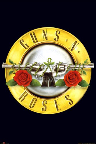 POSTER STOP ONLINE Guns N Roses - Music Poster (Logo) (Size 24 x 36)