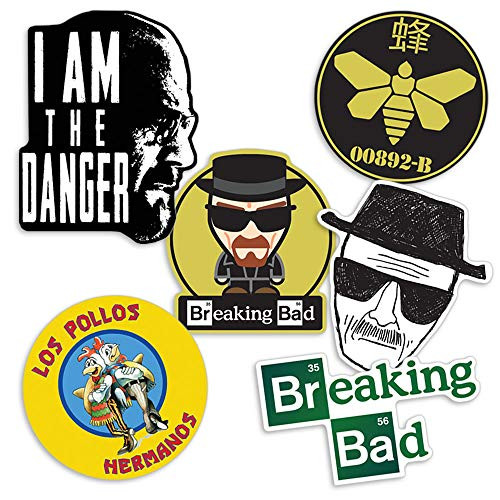Popfunk Breaking Bad Collectible Stickers with Heisenberg and Los Pollos Hermanos Popfunk Breaking Bad Collectible Stickers with Heisenberg and Los Pollos Hermanos