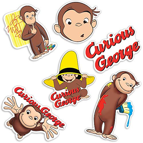 Popfunk Curious George Monkey Collectible Stickers Popfunk Curious George Monkey Collectible Stickers