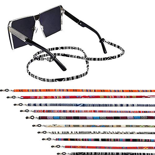 10 Pieces Glasses Strap?Eyewear Retainer Sunglass Straps Eyeglass Holder Strap Glass Cord Lanyard, Eyeglass Holders Around Neck (Colorful)