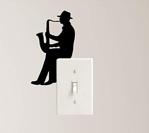 Saxophone Music Decal Vinyl Sticker Playing Jazz Classical Instrument Saxo Laptop MacBook Saxophone Music Decal Vinyl Sticker Playing Jazz Classical Instrument Saxo Laptop MacBook
