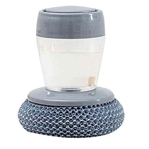 Soap Dispensing with Storage Tank Palm Brush Scrub Cleaning Brush, Soap Dispensing Palm Brush, Kitchen Brush for Dish Pot Pan Sink Cleaning Suit A Soap Dispensing with Storage Tank Palm Brush Scrub Cleaning Brush, Soap Dispensing Palm Brush, Kitchen Brush for Dish Pot Pan Sink Cleaning Suit A