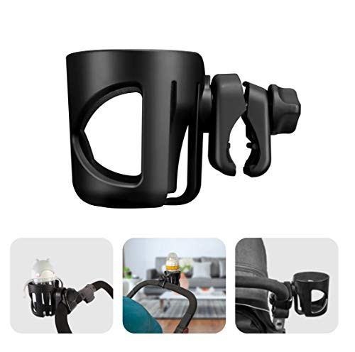 Universal Stroller Cup Holder, Universal Stroller Organizer Baby Bottle Holder - Stroller Accessory, Parent Cup Holder for Stroller/Bike (Cup Holder)
