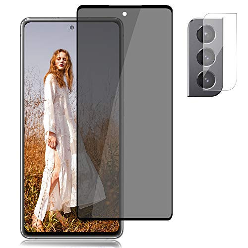 -1Plus1 Lens Protector - Galaxy S21 Privacy Screen Protector -Bubble Free- -Anti Spy- -9H Hardness - Tempered Glass Screen Protector for Samsung Galaxy S21 / S21 5G (6.2") -1Plus1 Lens Protector - Galaxy S21 Privacy Screen Protector -Bubble Free- -Anti Spy- -9H Hardness - Tempered Glass Screen Protector for Samsung Galaxy S21 / S21 5G (6.2")