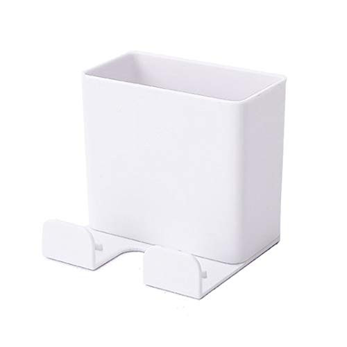 Mini Household Wall-Mounted Multifunctional Storage Box, Self-Adhesive Mobile Phone Charging Stand Holder, Remote Control Storage Rack, for Home Office