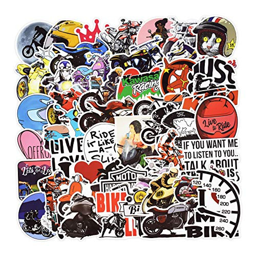 Motorcycle Kids Stickers for Water Bottles, 50pcs Laptop Stickers Trendy Aesthetic Stickers for Car Bumper Skateboard Guitar Bike Luggage, Waterproof Vinyl Decals Cool Graffiti Stickers Motorcycle Kids Stickers for Water Bottles, 50pcs Laptop Stickers Trendy Aesthetic Stickers for Car Bumper Skateboard Guitar Bike Luggage, Waterproof Vinyl Decals Cool Graffiti Stickers