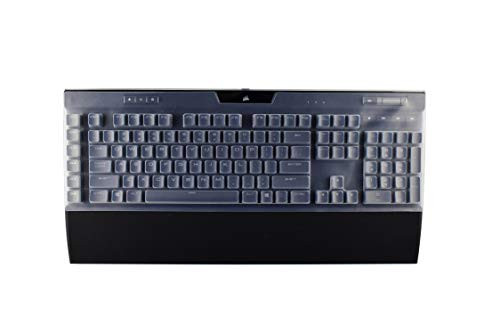 Leze - Ultra Thin Keyboard Cover for Corsair K95 RGB Platinum Mechanical Gaming Keyboard - Clear