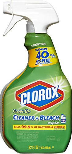 Clorox Clean-Up All Purpose Cleaner with Bleach, Spray Bottle, Original, 32 Ounces