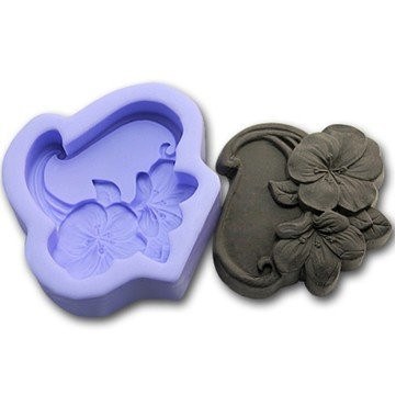 Allforhome(TM) Silicone Folowers Craft Art Silicone Soap Mold Craft Molds DIY Handmade soap Moulds
