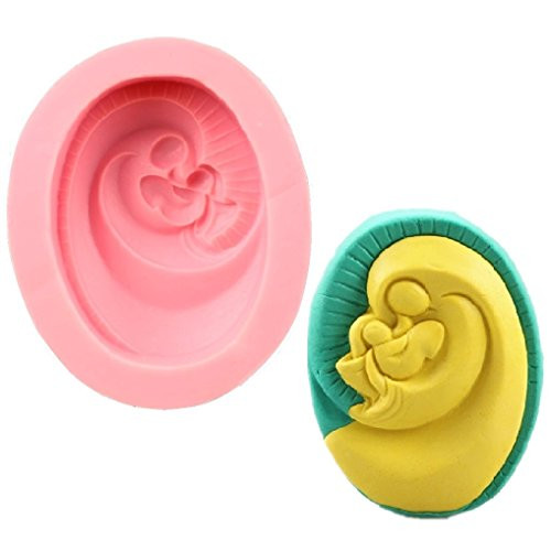 Allforhome(TM) Character Abstract Craft Art Silicone Soap Mould Craft Molds DIY Handmade soap molds