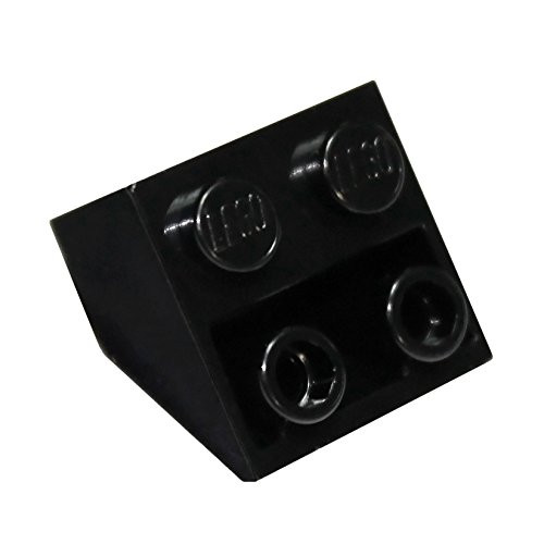 LEGO Parts and Pieces: Black 2x2 45 Inverted Slope x20