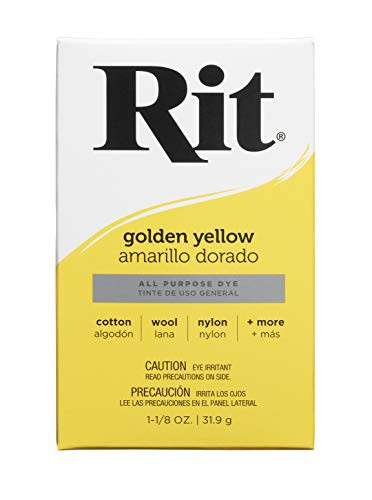 Rit All-Purpose Powder Dye, Golden Yellow