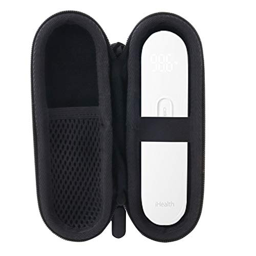 WERJIA Hard Carrying Case Compatible for iHealth No Touch Forehead Thermometer