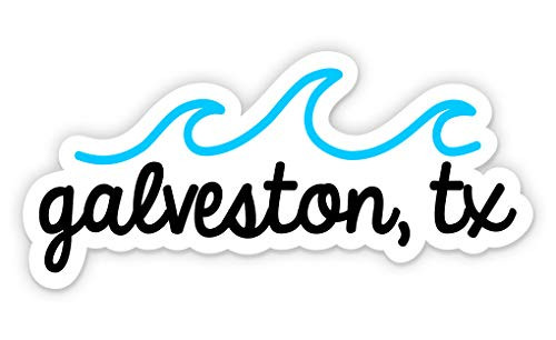 Squiddy Galveston - Vinyl Sticker Decal for Phone, Laptop, Water Bottle (2.5" Wide)