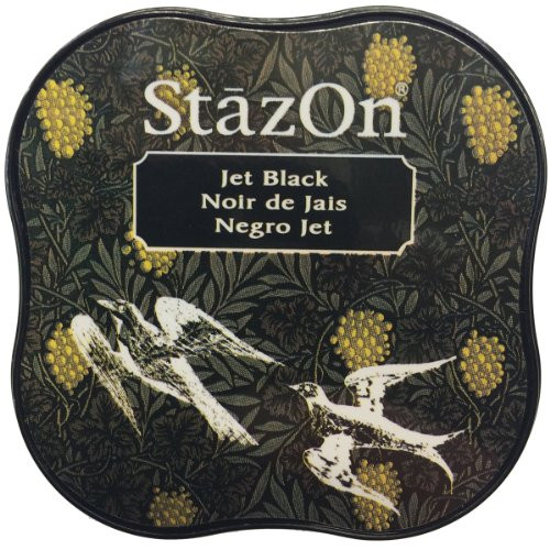 Tsukineko StazOn Midi Ink Pad, Jet Black