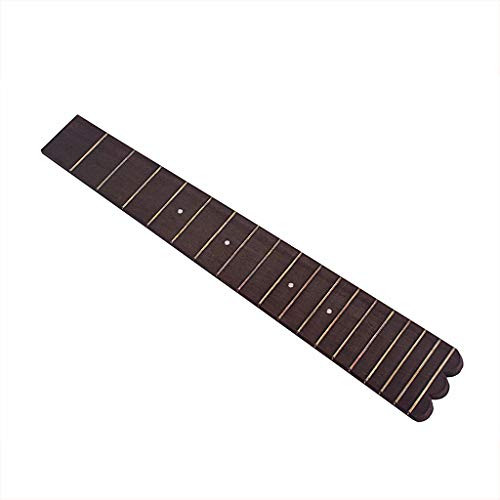 Alnicov Ukulele Fingerboard,18 Frets Rosewood Fingerboard for 26 Inch DIY Tenor Scale Ukulele Parts