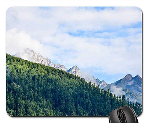 Mouse Pad - Hillside Mountains Tree Sforest Landscape Slope