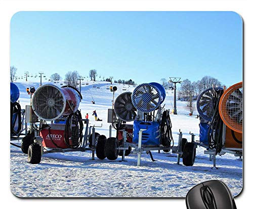 Mouse Pad - Snow Cannons Snow Mountains Winter The Ski Slope