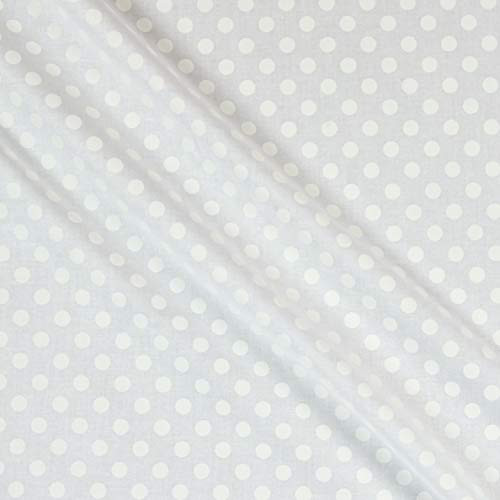 Maywood Studio Kimberbell Basics Whites Dots White on White Quilt Fabric