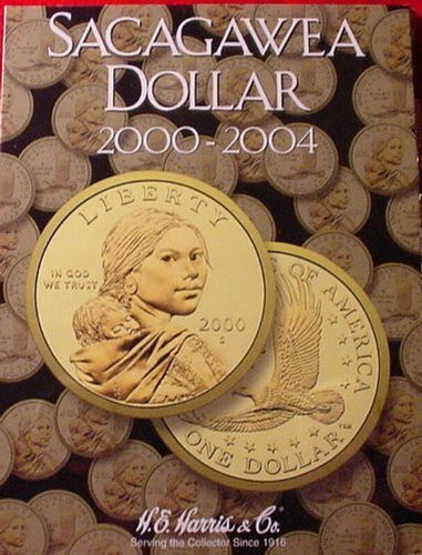 New Harris Sacagawea Dollar 2000-2004 Coin Folder 2715