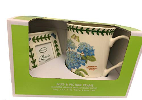 Portmeirion Botanic Garden Mug and Frame Gift Set - Hydrangea