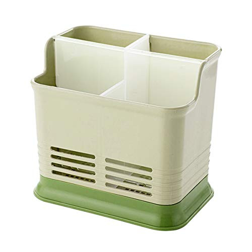 DERCLIVE 1PCS Chopsticks Cage Kitchen Organizer Chopsticks Spoon Fork Holder Draining Storage Rack,Blue/Green/Pink