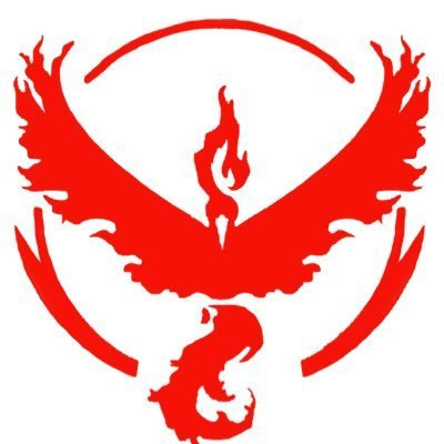 Team Valor Decal Vinyl Sticker|Cars Trucks Vans Walls Laptop| RED |5.5 in|