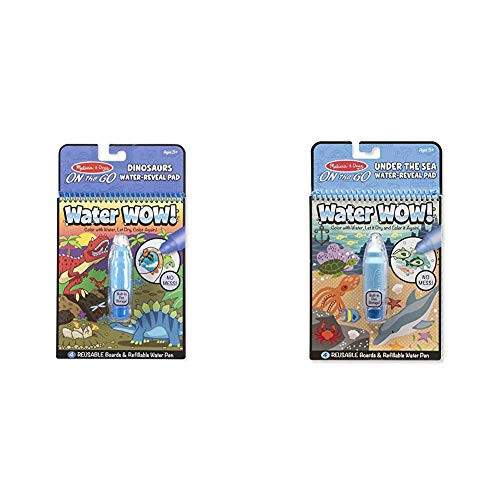Melissa and Doug Water Wow Dinosaurs and Water Wow Under The Sea Melissa and Doug Water Wow Dinosaurs and Water Wow Under The Sea