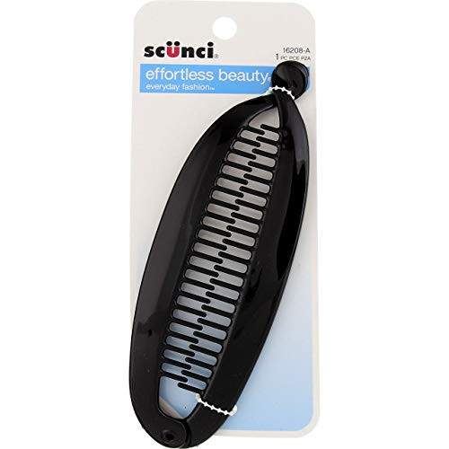 Scunci Effortless Beauty Jaw Hair Clips 3 ea (Pack of 4)