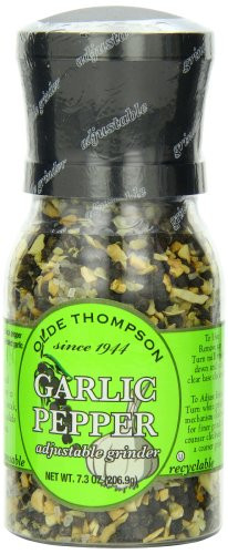 Olde Thompson Garlic Pepper, 7.3-Ounce Grinders (Pack of 2)