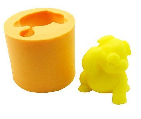 Allforhome(TM) Lovely Piggy Craft Art Silicone Soap Mould Craft Molds DIY Handmade soap molds