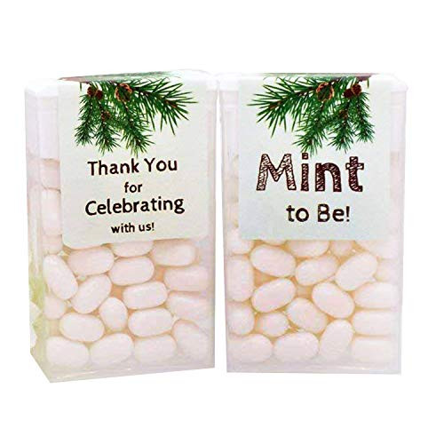 24 Woodland Wedding Tic Tac Labels, Forest Bridal Shower Stickers, Mint to Be Favor Labels 24 Woodland Wedding Tic Tac Labels, Forest Bridal Shower Stickers, Mint to Be Favor Labels