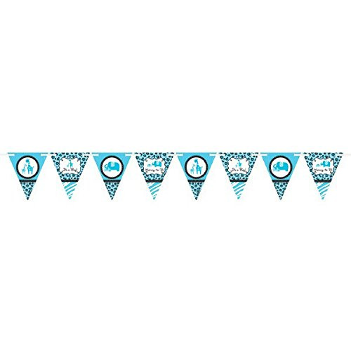 Amscan 120150 Pennant Banner 65" x 20" blue