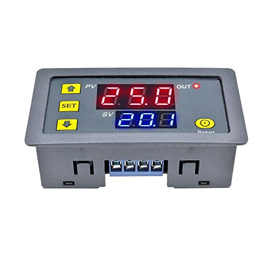 WSDMAVIS 1 Pcs Digital Timer Relay DC 12V 240W Time Delay Relay Module Delay Controller Board with LCD Display