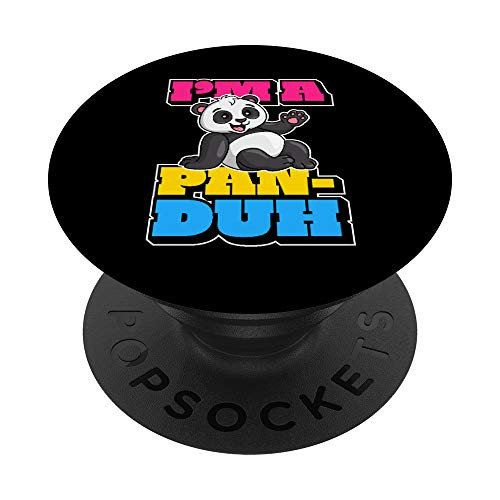 I'm A Pan Duh Panda Pansexual Pride Flag Gift LGBTQ Rights PopSockets Grip and Stand for Phones and Tablets I'm A Pan Duh Panda Pansexual Pride Flag Gift LGBTQ Rights PopSockets Grip and Stand for Phones and Tablets