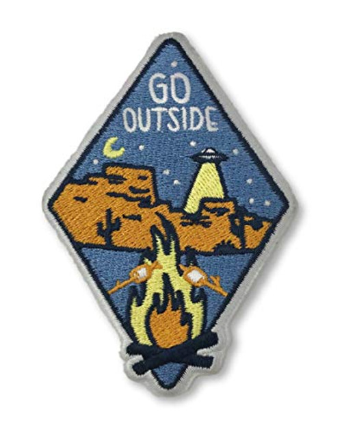 O'Houlihans - Go Outside Iron on Patch - Hiking, Camping, Travel, Adventure Patch O'Houlihans - Go Outside Iron on Patch - Hiking, Camping, Travel, Adventure Patch