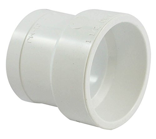 Canplas 193420 PVC DWV Cleanout Adapter without Hub, 1-1/2-Inch, White