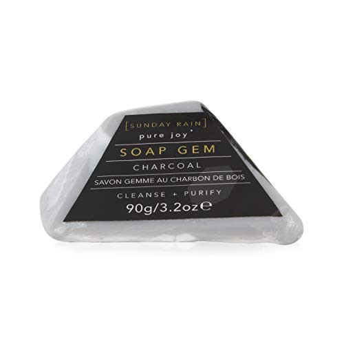 Sunday Rain Gem Soap bar, Charcoal