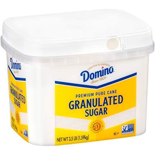 Domino Granulated Pure Cane Sugar, 3.5 LB Easy Baking Tub
