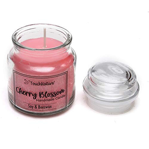 Touch Nature Cherry Blossom Soy and Beeswax Jar Candle