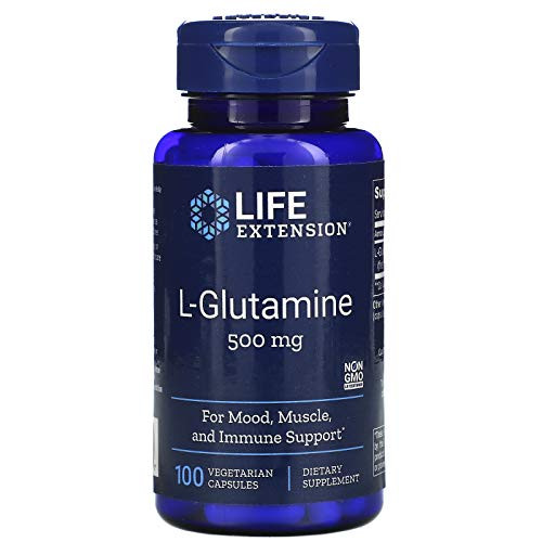 L-Glutamine 500mg 100 Capsules