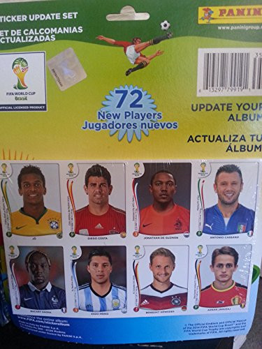 2014 Panini FIFA World Cup Sticker Update Set, 72 New Players