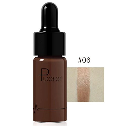 Highlighter Makeup,Putars Fashion 12 Colors Highlighter Make Up Concealer Shimmer Face Glow Liquid Highlighter (F)
