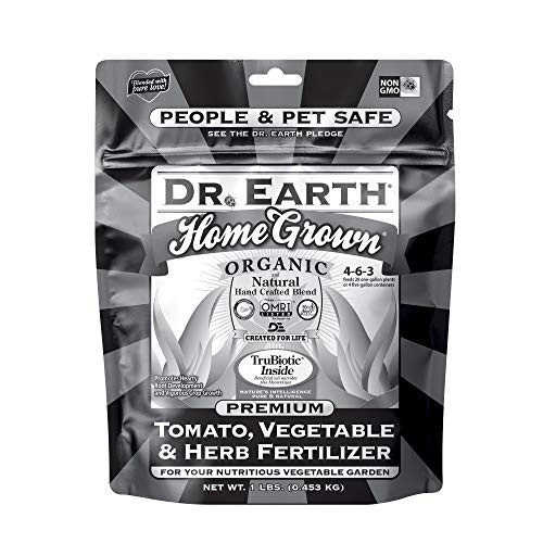 Dr. Earth Organic and Natural MINI Home Grown Tomato, Vegetable and Herb Fertilizer Black Bag ( 1 lbs ) Dr. Earth Organic and Natural MINI Home Grown Tomato, Vegetable and Herb Fertilizer Black Bag ( 1 lbs )